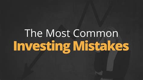 2 Of The Most Common Investing Mistakes Sweet Captcha