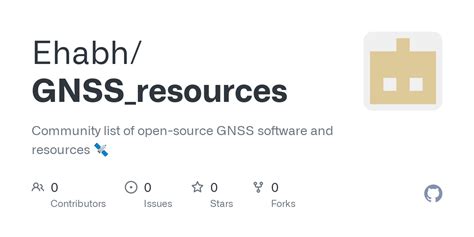 Github Ehabh Gnss Resources Community List Of Open Source Gnss