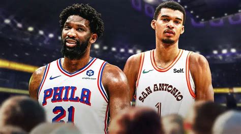 Ers Joel Embiid S Hilarious Reaction To Victor Wembanyama S Size