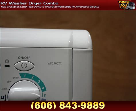 Rv Appliances New Splendide Extra High Capacity Washerdryer Combo Rv