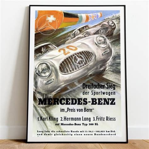 Plakat na Ścianę Stare Samochody Mercedes Auta A2 12399248073 Allegro pl