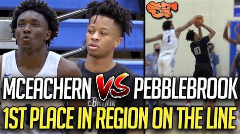 1st Place In Region On The Line Pebblebrook Vs Mceachern Comes Down