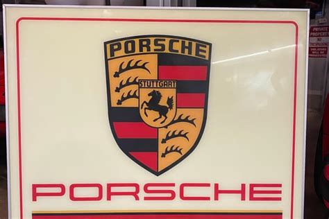 Porsche Ricambi Originali Illuminated Sign X Pcarmarket