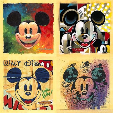 Mickey Versions Mickey Mouse Art Disney Fine Art Disney Art