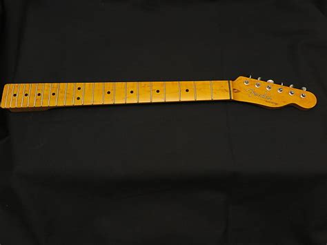 Warmoth Telecaster Vintage Tint Flamed Maple Fender Licensed Reverb