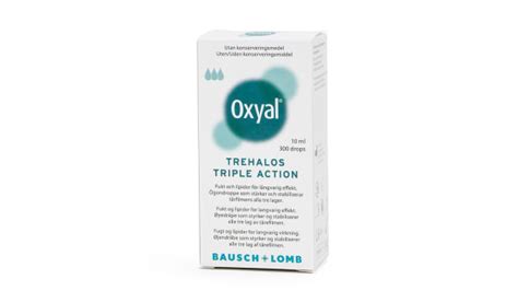 Oxyal Trehalos Triple Action Kontaktlinser Bausch Lomb Lensway