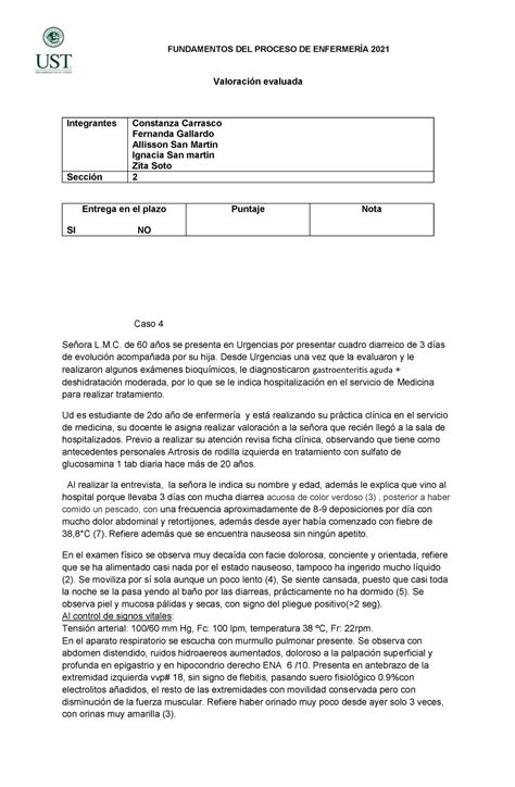 CASO Clínico 4 etapa valoración definitivo FUNDAMENTOS DEL PROCESO