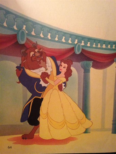 Beauty And The Beast Belle And The Beast Dancing In The Ballroom