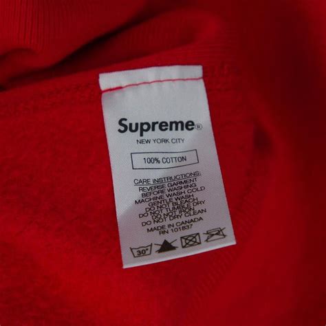 Supreme Red Cotton Swarovski Box Logo Hoodie Xl At 1stdibs