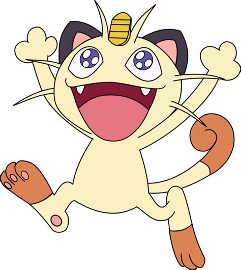 Meowth Pokemon Png Isolated Hd Png Mart