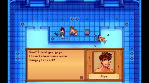 Rule 34 Alex Stardew Valley Animated Bathhouse Blargsnarf Blowjob Caroline Stardew Valley