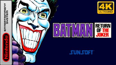 Batman Return Of The Joker Nes Longplay K Fps Youtube