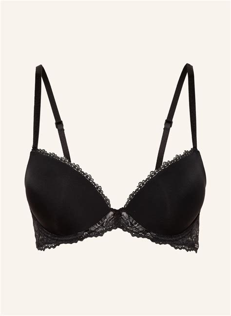 Calvin Klein Push Up Bh Seductive Comfort Light In Schwarz