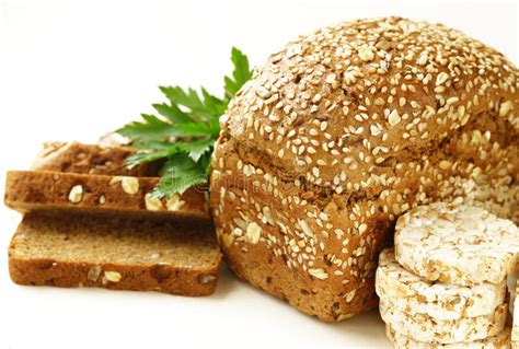 Rye Wholemeal Bread Stock Photo Image Of Flour Seed 93312250