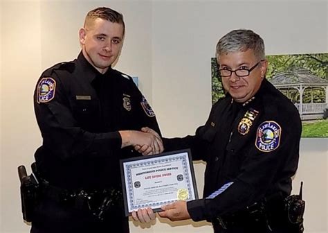 Lady Lake Police Officer Honored For Saving Mans Life Villages News