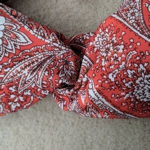 J Crew Swim Jcrew Orange Paisley Pc Bikini Poshmark