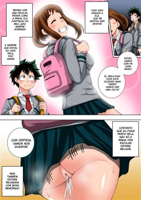 Boku No Hero Porno Midoriya Se Deliciando Da Buceta Da Uraraka HQ Hentai