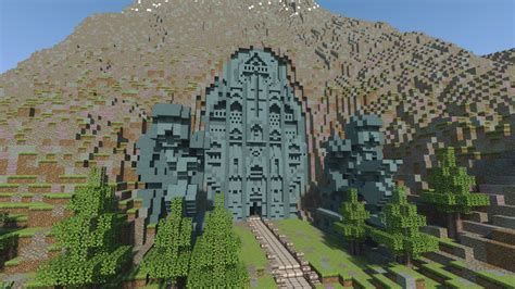 The Lonely Mountain & Erebor Minecraft Map