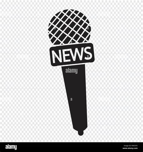 News Microphone Icon Stock Vector Image And Art Alamy