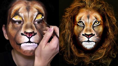 Learn How To Create An Amazing Realistic Lion Makeup Look By Watching