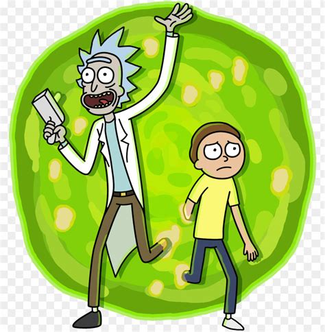 Rick And Morty Portal Black Background Find Hd Rick And Morty Png