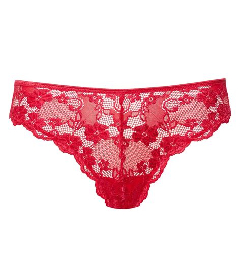Buy YamamaY Red Bridal Brazilian Bikini Briefs For Women Online Tata CLiQ Luxury
