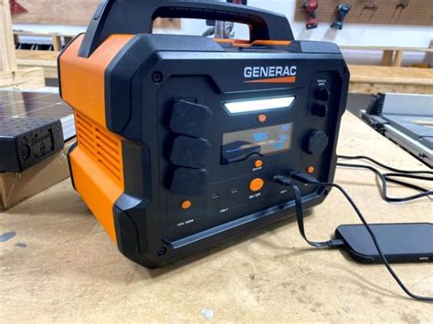 Generac Gb1000 Portable Power Station Tools In Action