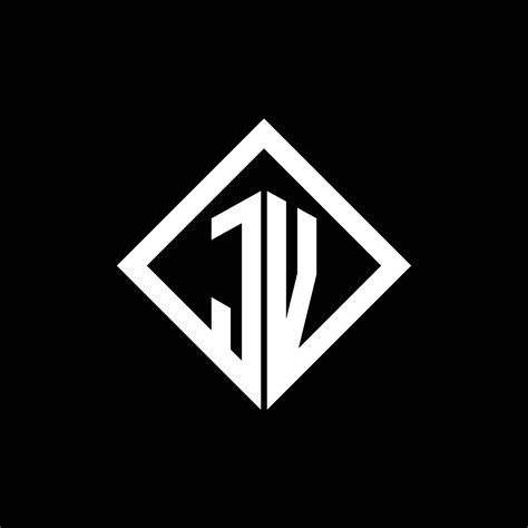 JV logo monogram with square rotate style design template 4207414 ...