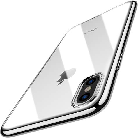 TOZO For IPhone X Case Crystal Clear Soft TPU Gel Skin Ultra Thin