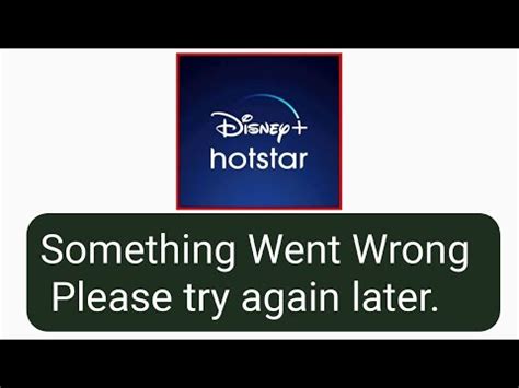 Fix Hotstar Something Went Wrong Please Try Again Later Youtube