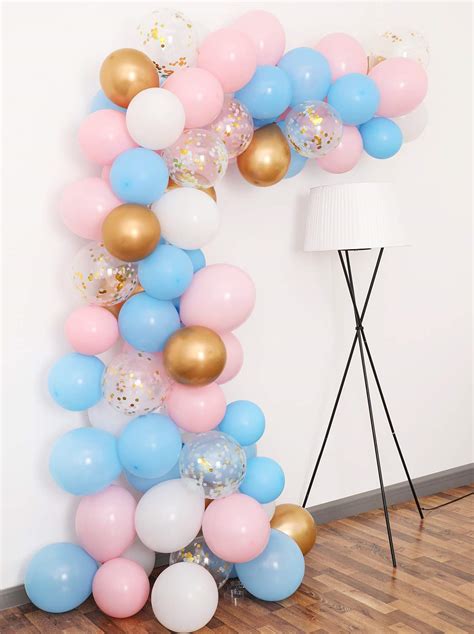 Gender Reveal Balloon Garland Kit Gender Reveal Party Supplies