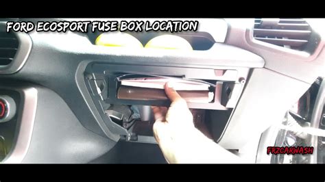 Ford Ecosport Fuse Box Location Saan Naka Pwesto Fuse Box Ng Ford