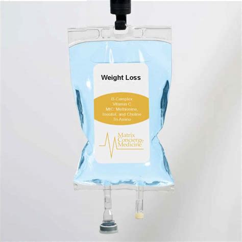 Weight Loss IV Drip - Matrix Home Spa