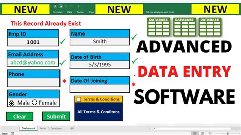 Advanced Data Entry Software Data Management System Data Entry In