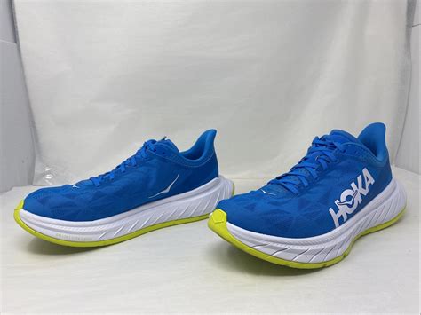 Hoka One One Womens Carbon X 2 Diva Blue Citrus 1113527 Dbctr Size