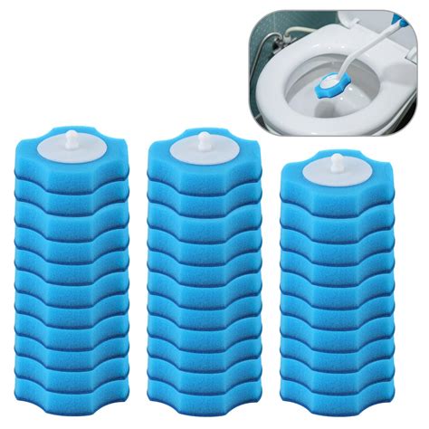 32pcs Upgraded Wand Refills Double-layered Upgraded Toilet Brush Wand
