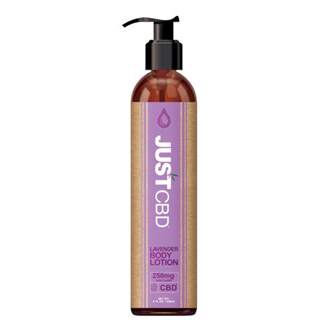 JUST CBD 250MG LAVENDER BODY LOTION