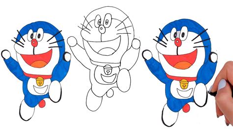 How To Draw Doraemon Step By Step Easy Drawing Youtube