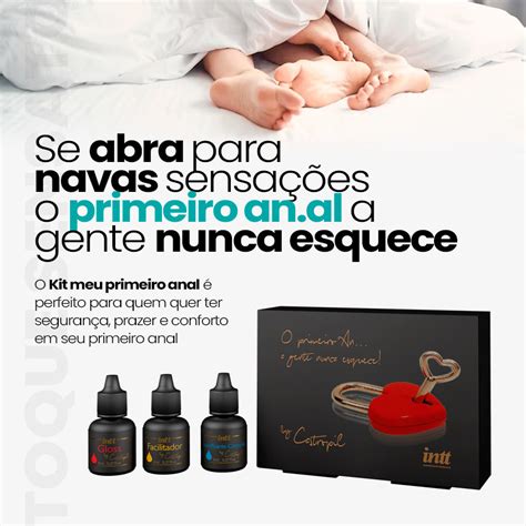 Kit Meu Primeiro Anal Blueberry Ml Intt Toque Sensato