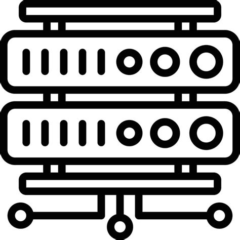 Line Icon For Rackmount Server 3377494 Vector Art At Vecteezy