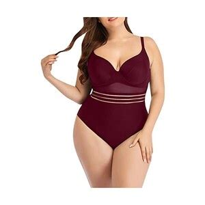 Viunychn Costumi Da Bagno Donna Costume Intero A Balconcino Bikini