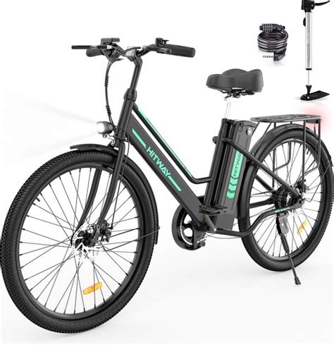 HITWAY Elektrische Fiets 26 Inch 250 W Motor Li Batterij 36 V 8 4