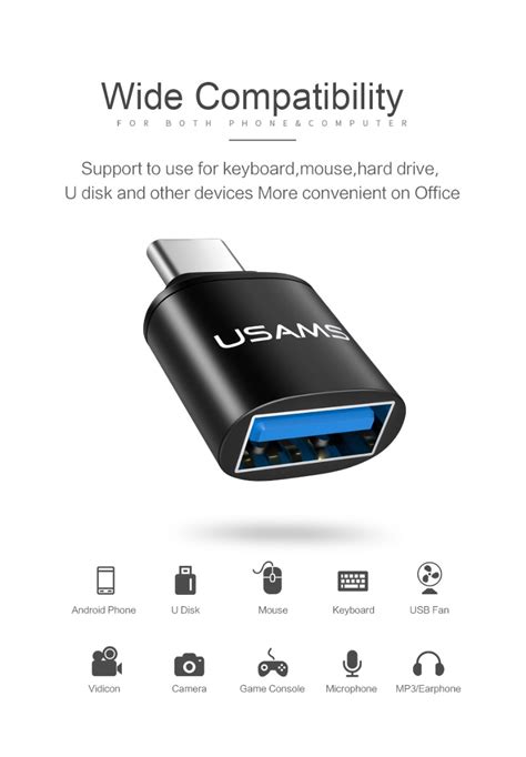 ph&co | PC Depot. USAMS TYPE C 3.0 TO USB3.0 OTGADAPTER US-SJ175