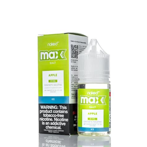 Naked SALT MAX ICE Apple E Liquid In Egypt