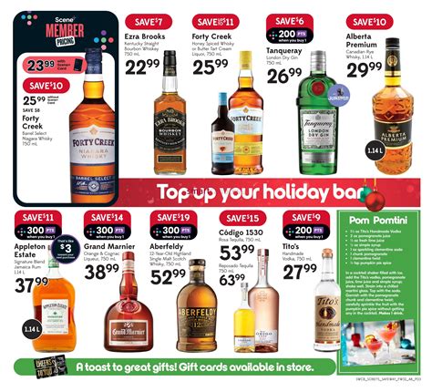 Sobeys Safeway Ab Liquor Flyer December To