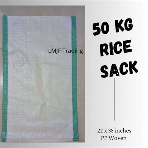 Rice Sacks Sako Garbage Sacks 50 Kg Shopee Philippines