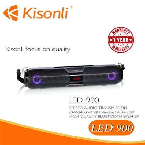 Loa Kisonli Bluetooth 900 LED RGB