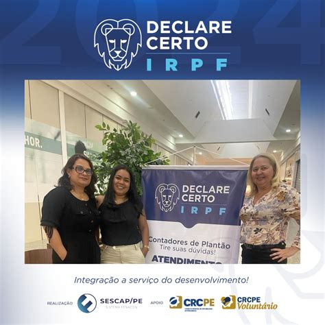 SESCAP PE realiza campanha Declare Certo a presença de contadores