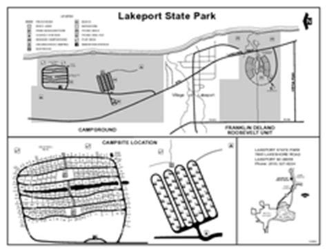 Sleeper State Park Michigan Site Map - Sleeper State Park Michigan ...