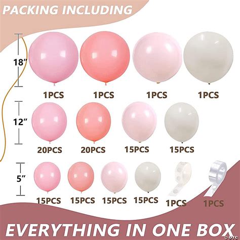 18 Boho Dusty Rose Nude White Balloon Garland Kit For Birthday Wedding